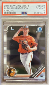 Top MLB Prospects Cards to Collect Right Now Gunnar Henderson PSA 10